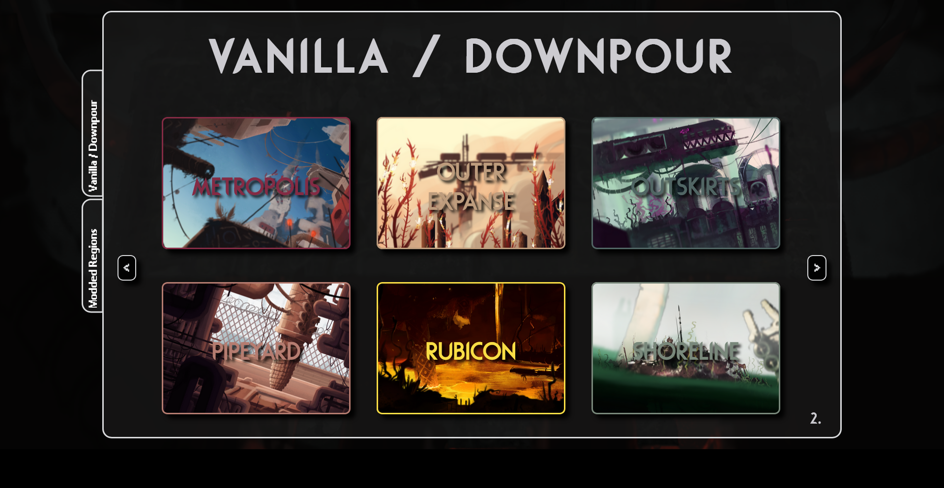 Selection Screen